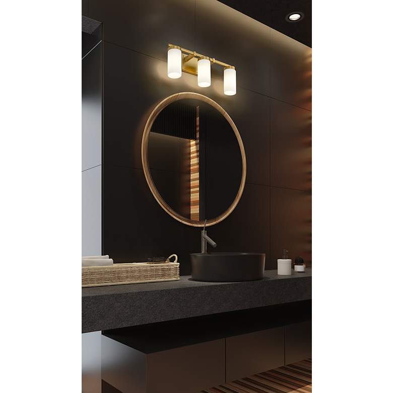 Image 2 Danica by Z-Lite Modern Gold 20.5 inch 3 Light Vanity more views