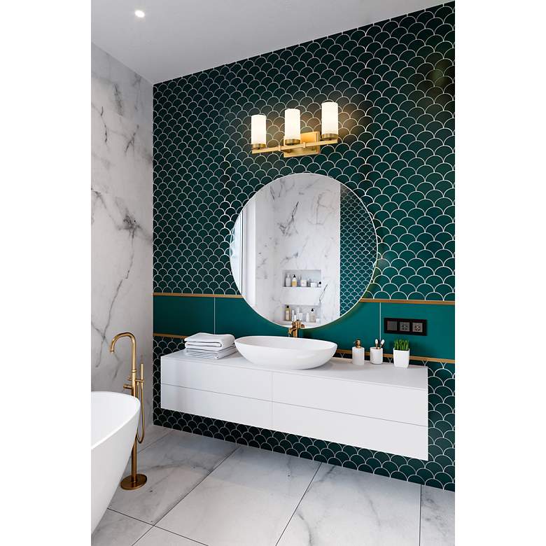 Image 3 Danica by Z-Lite Modern Gold 20.5 inch 3 Light Vanity more views