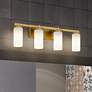 Thumbnail1 of Danica by Z-Lite Modern Gold 29.5 inch 4 Light Vanity