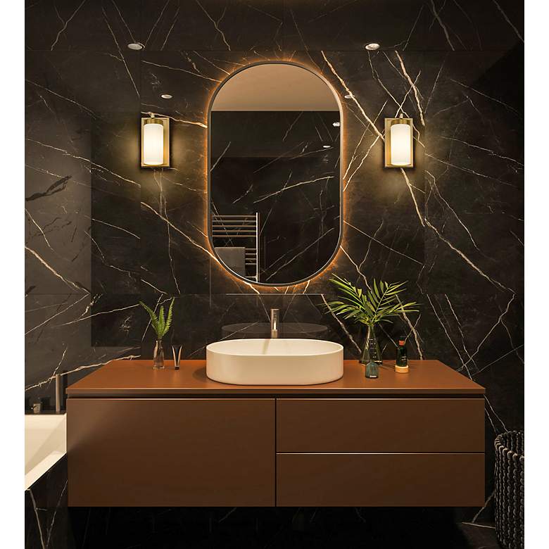 Image 4 Danica by Z-Lite Modern Gold 4.75 inch 1 Light Wall Sconce more views