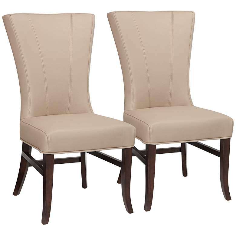 Image 1 DanicaTaupe Dining Chairs Set of 2