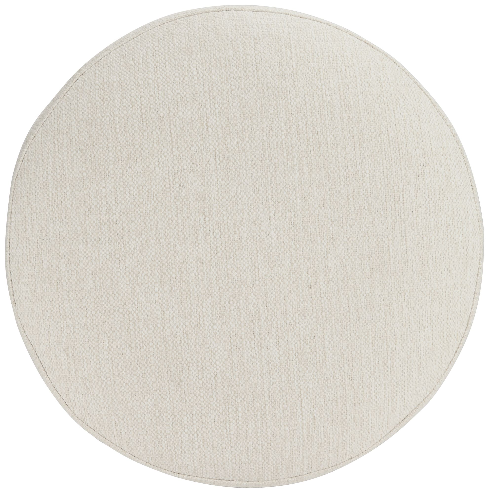 Image 5 Daniel 22" High Zeus Pearl Fabric Swivel Dining Stool Set of 2 more views