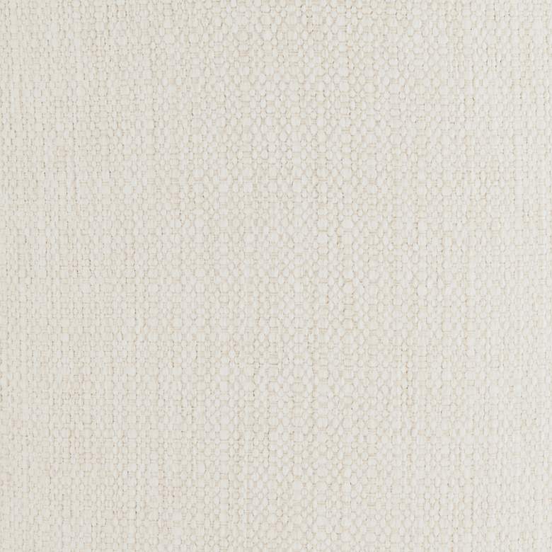Image 4 Daniel 22" High Zeus Pearl Fabric Swivel Dining Stool more views