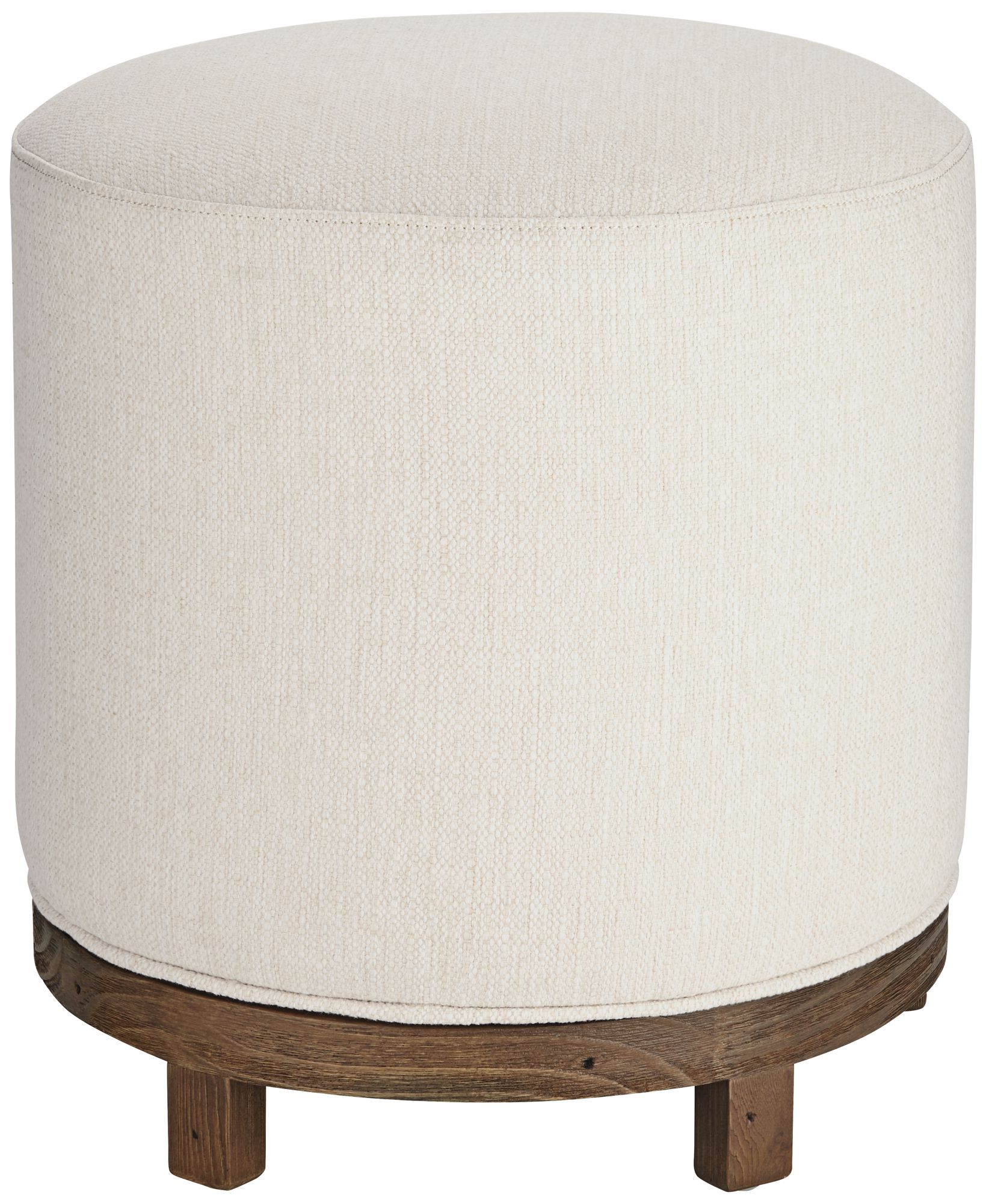 Daniel 22" High Zeus Pearl Fabric Swivel Dining Stool in scene