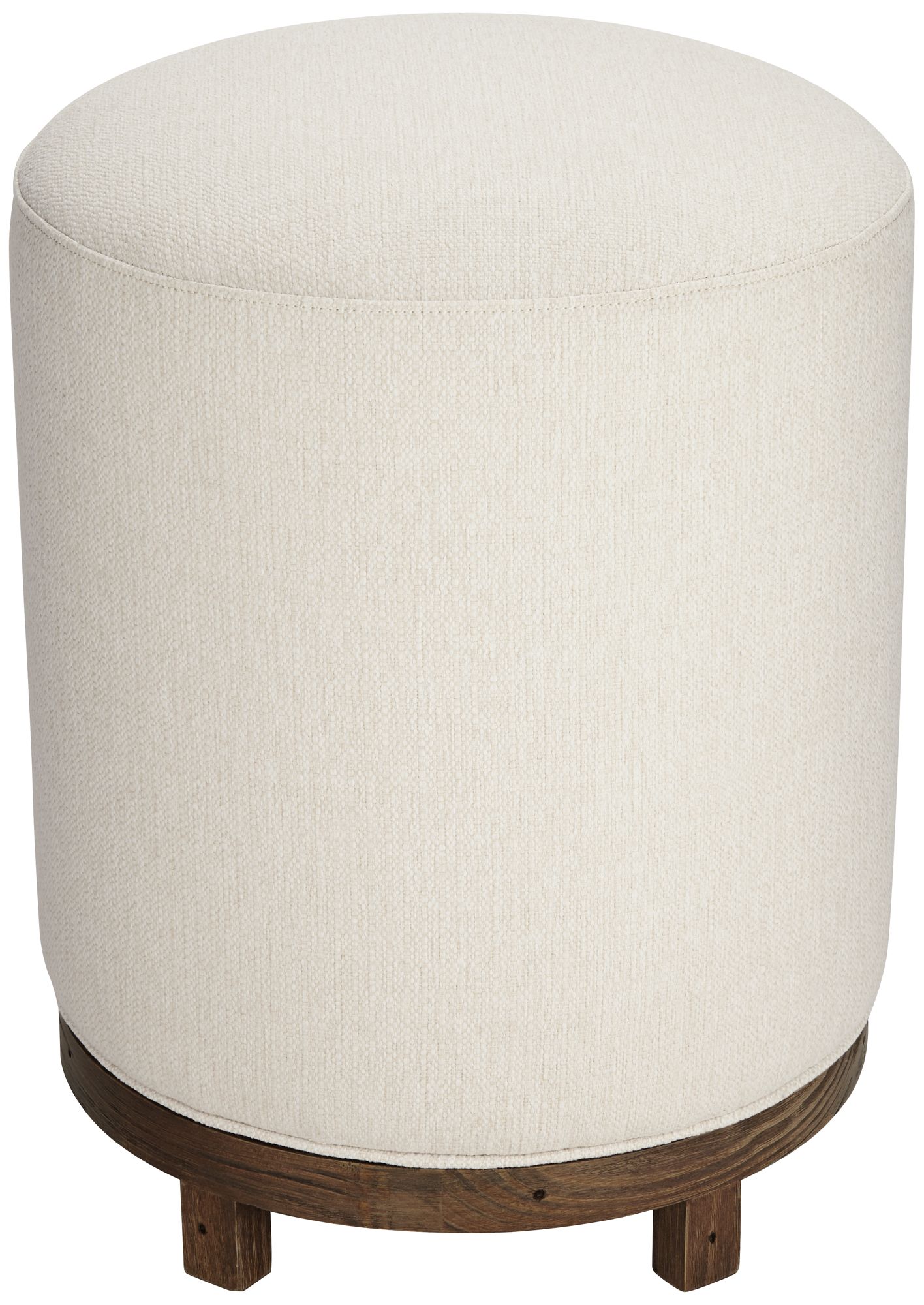 Daniel 25 1/2" High Zeus Pearl Fabric Swivel Counter Stool Set of 2