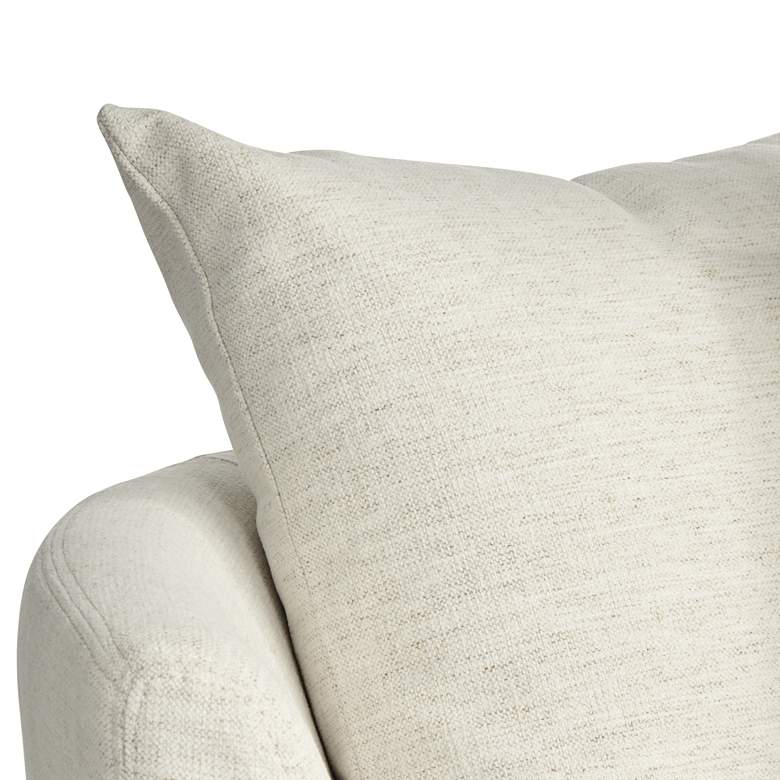 Image 5 Daniel 26 1/2" High Nomad Snow Fabric Swivel Chair more views
