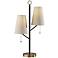 Daniel Black Metal 2-Light Table Lamp