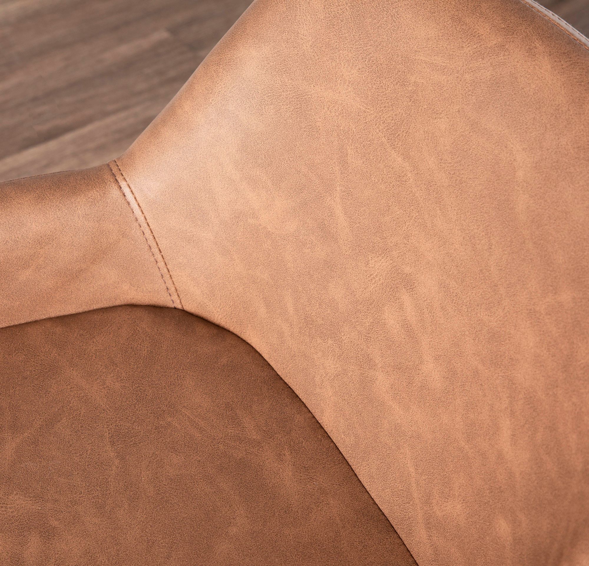 Daniella Counter Stool in Espresso Faux Leather by LumiSource Pair