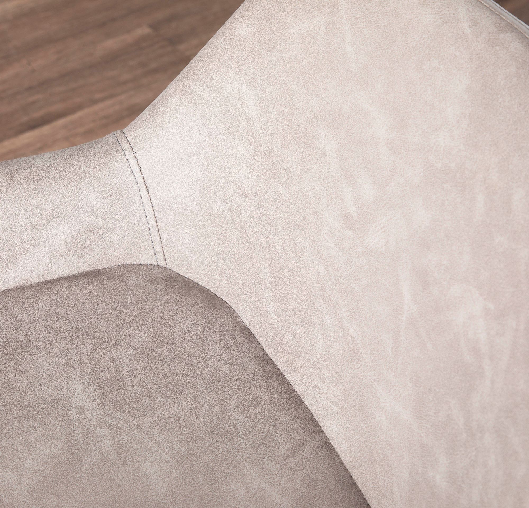 Daniella Counter Stool in Grey Faux Leather by LumiSource Pair