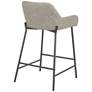 4_Daniella Counter Stool in Grey Faux Leather by LumiSource Pair more views