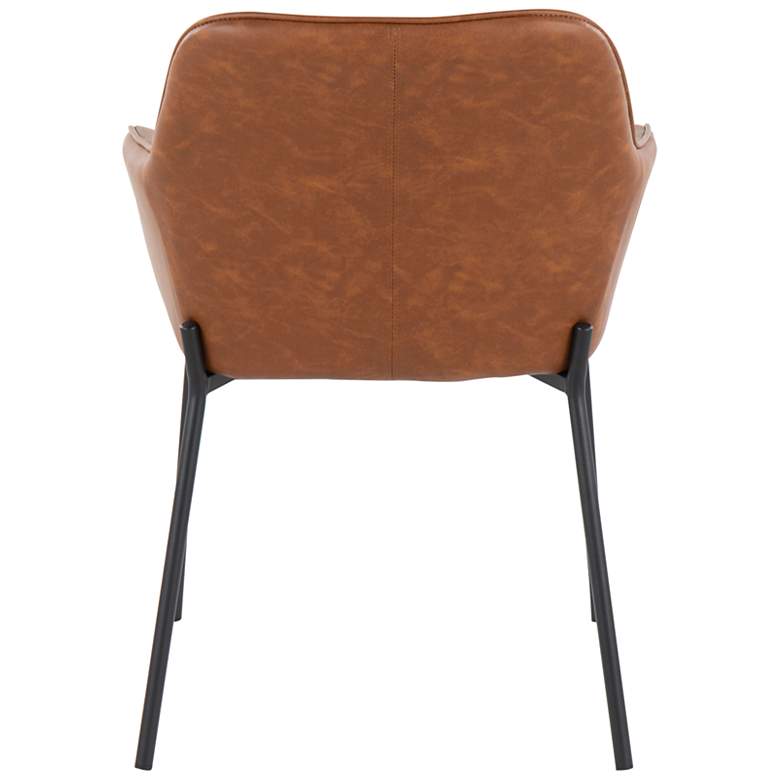 Image 5 Daniella Dining Chair in Camel Faux Leather by LumiSource Pair more views