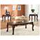 Daniels Light Brown 3-Piece Coffee Table/End Tables Set