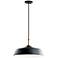 Danika Black 1Lt Pendant