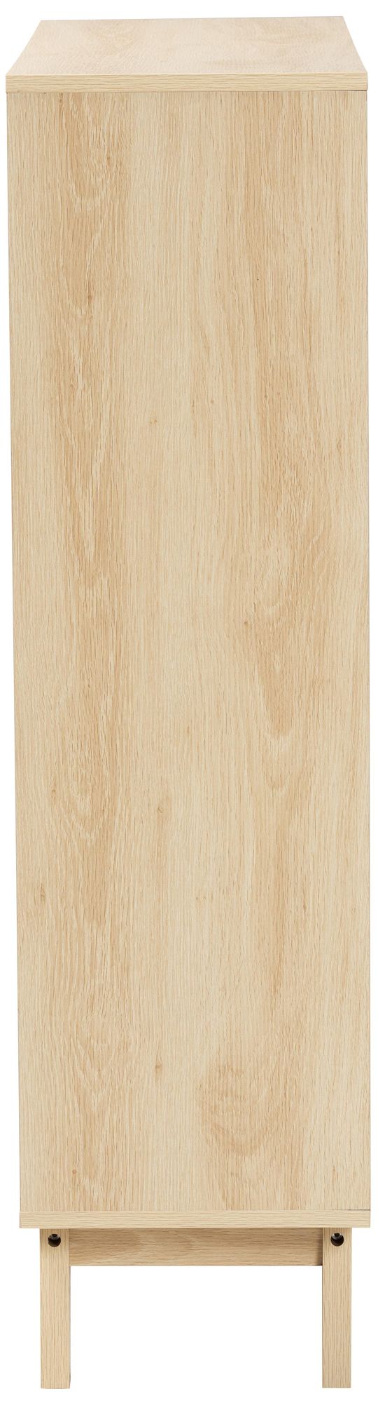 Danina 37 3/4" Wide Oak Brown Wood 2-Door Bookshelf