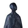 5_Dann Foley 12" Wide Midnight Blue Figural Sculpture with Brass Tray more views