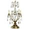 Dann Foley 23.25" High Crystal Accented Gold Candelabra Table Lamp