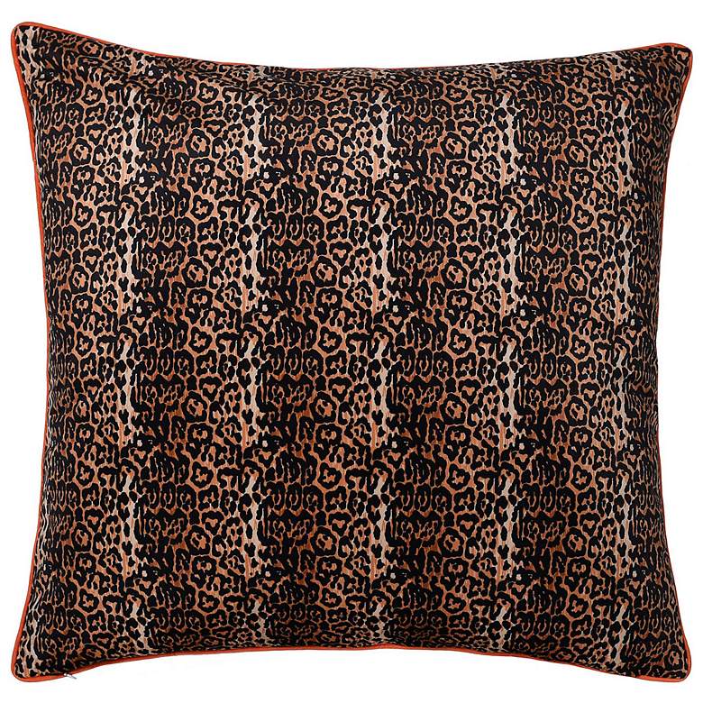 Image 6 Dann Foley 24 inch Monkey Print and Cheetah Velvet Left Double Sided Pillo more views