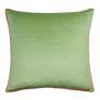 2_Dann Foley 24" x 24" Right Floral and Green Velvet Double Sided P more views