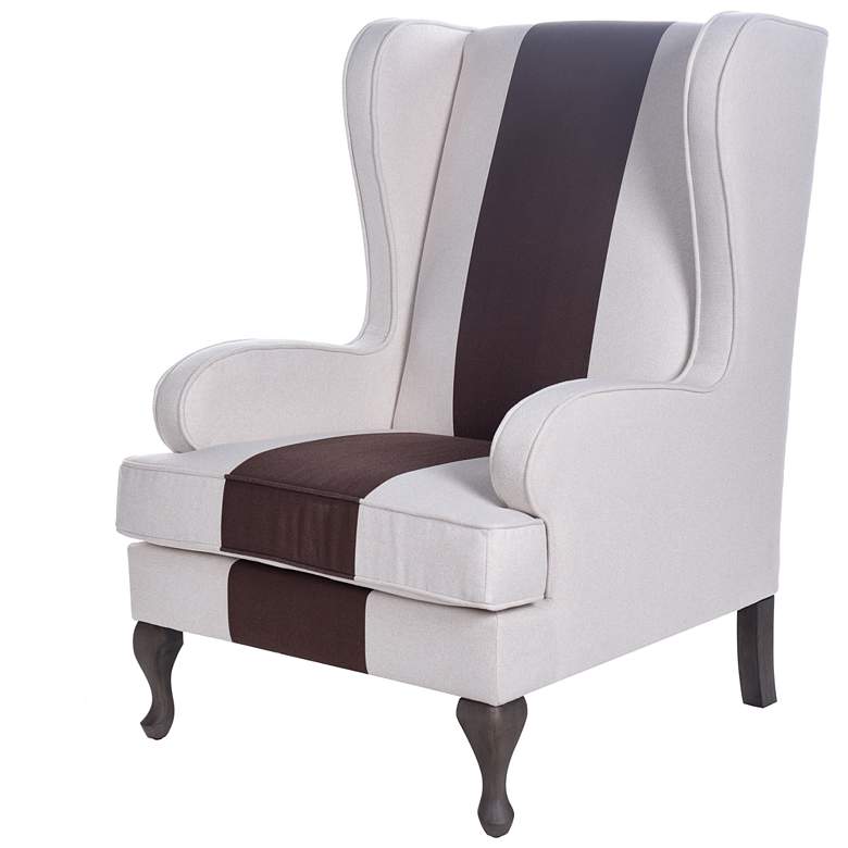 Image 1 Dann Foley - Accent Chair - White/Brown