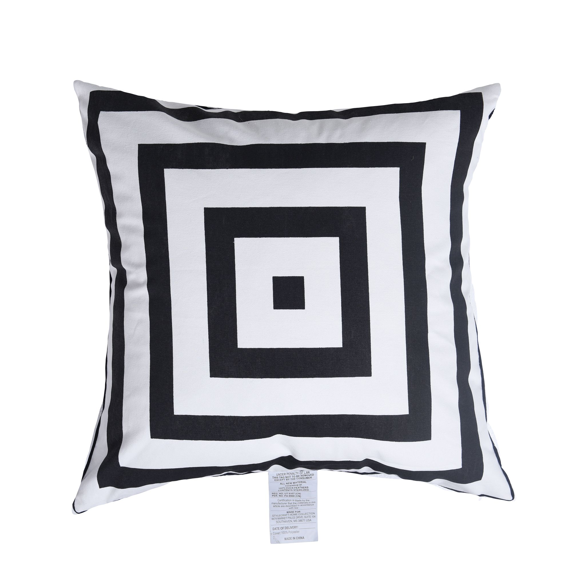 Image 3 Dann Foley - Black and White Cushion more views