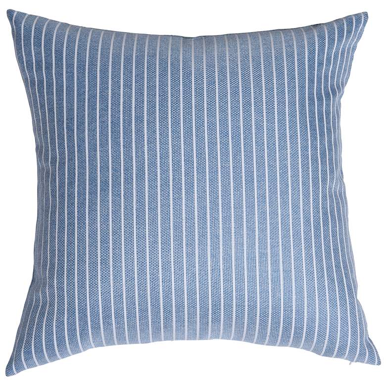 Image 1 Dann Foley Chambray Blue White Cushion