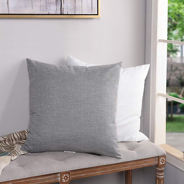 Image 6 Dann Foley - Cushion - Grey more views