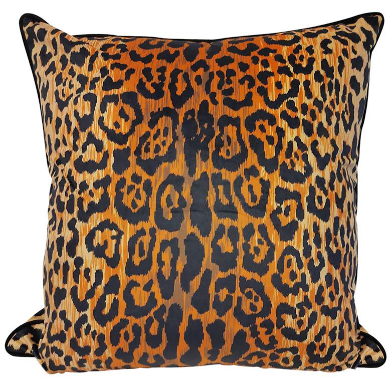 Image 1 Dann Foley Lifestyle Jaguar 24" x 24" Jaguar Print Pillow