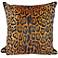 Dann Foley Lifestyle Jaguar 24" x 24" Jaguar Print Pillow