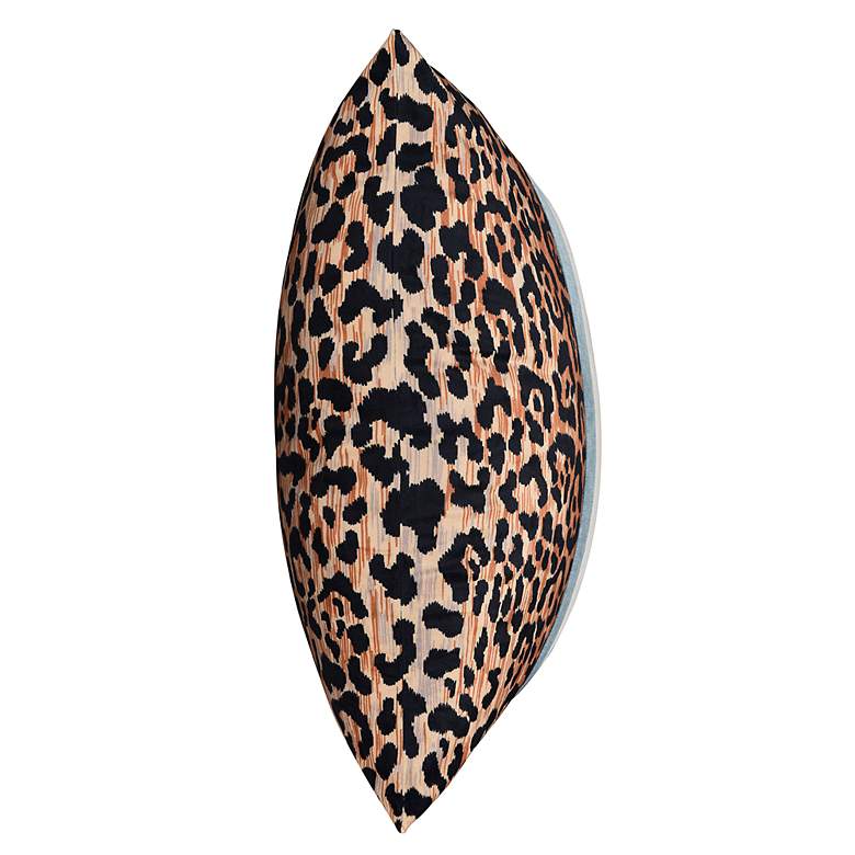 Image 3 Dann Foley Lifestyle Jaguar 24" x 24" Ocean Blue And Cream Printe more views