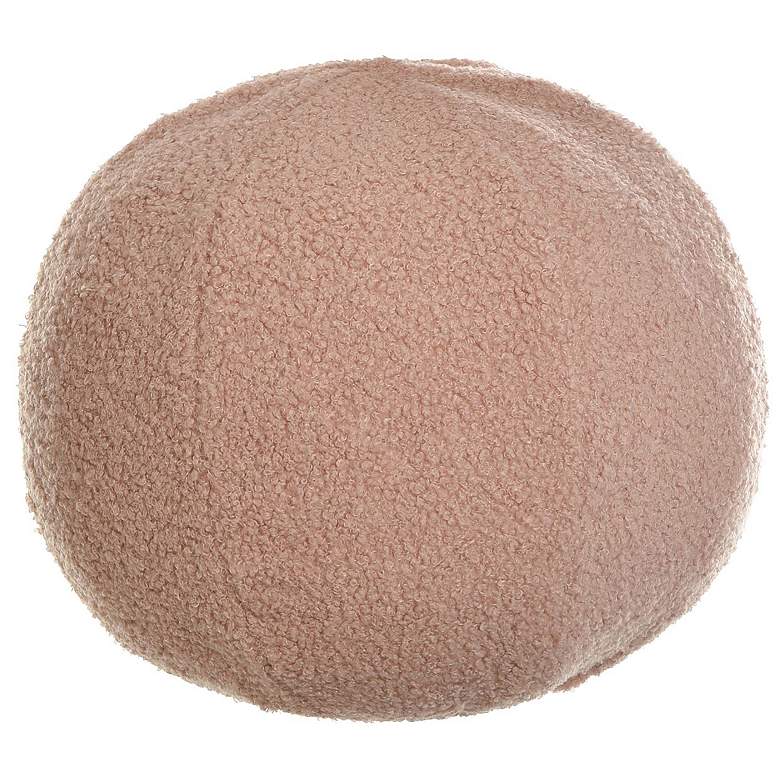 Image 1 Dann Foley Lifestyle Sphere Plush 12" x 12" Blush Pink Pillow