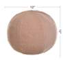 4_Dann Foley Lifestyle Sphere Plush 12" x 12" Blush Pink Pillow more views