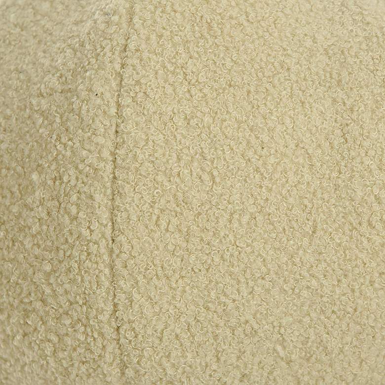 Image 3 Dann Foley Lifestyle Sphere Plush 12" x 12" Cream Pillow more views
