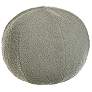 2_Dann Foley Lifestyle Sphere Plush 12" x 12" Light Grey Pillow