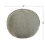 4_Dann Foley Lifestyle Sphere Plush 12" x 12" Light Grey Pillow more views