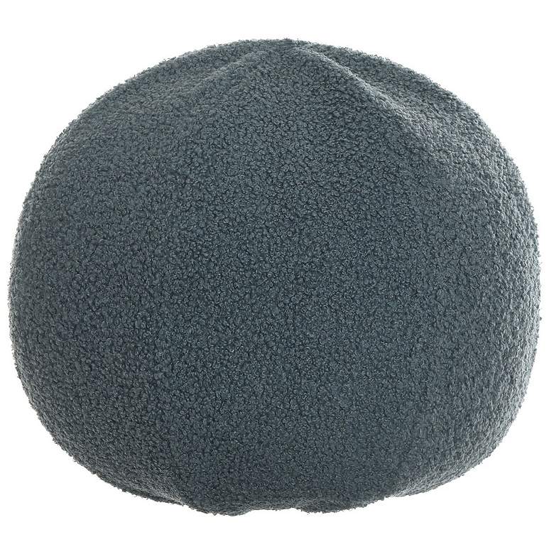 Image 1 Dann Foley Lifestyle Sphere Plush 12" x 12" Stone Blue Pillow