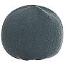 2_Dann Foley Lifestyle Sphere Plush 12" x 12" Stone Blue Pillow