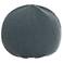 Dann Foley Lifestyle Sphere Plush 12" x 12" Stone Blue Pillow