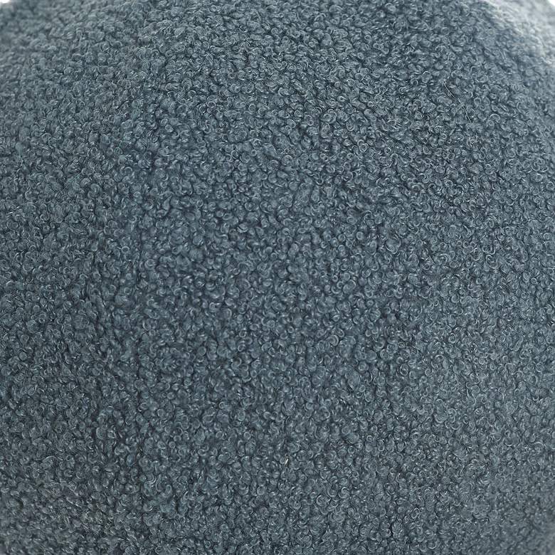 Image 3 Dann Foley Lifestyle Sphere Plush 12" x 12" Stone Blue Pillow more views