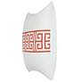 3_Dann Foley - Linen Cushion - Greek Key more views