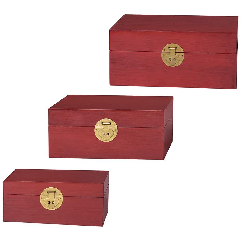 Image 1 Dann Foley - Set of 3 Boxes - Cherry