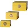 Dann Foley - Set of 3 Boxes - Yellow