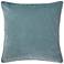 Dann Foley Sincere 24" x 24" Ocean Blue Chenille Pillow