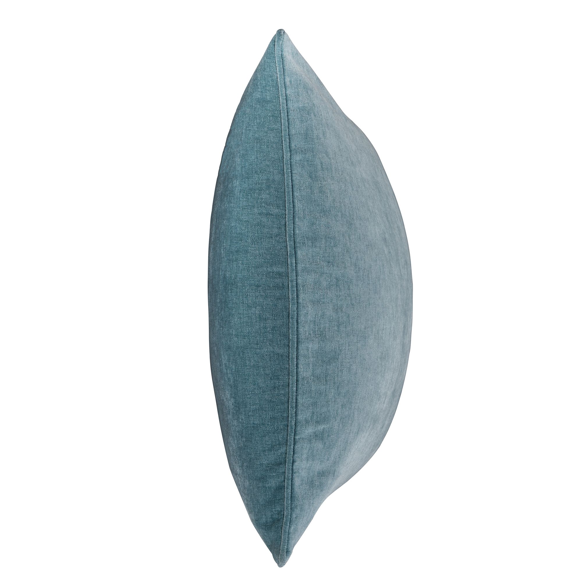 Image 3 Dann Foley Sincere 24" x 24" Ocean Blue Chenille Pillow more views