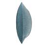 3_Dann Foley Sincere 24" x 24" Ocean Blue Chenille Pillow more views