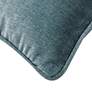 5_Dann Foley Sincere 24" x 24" Ocean Blue Chenille Pillow more views