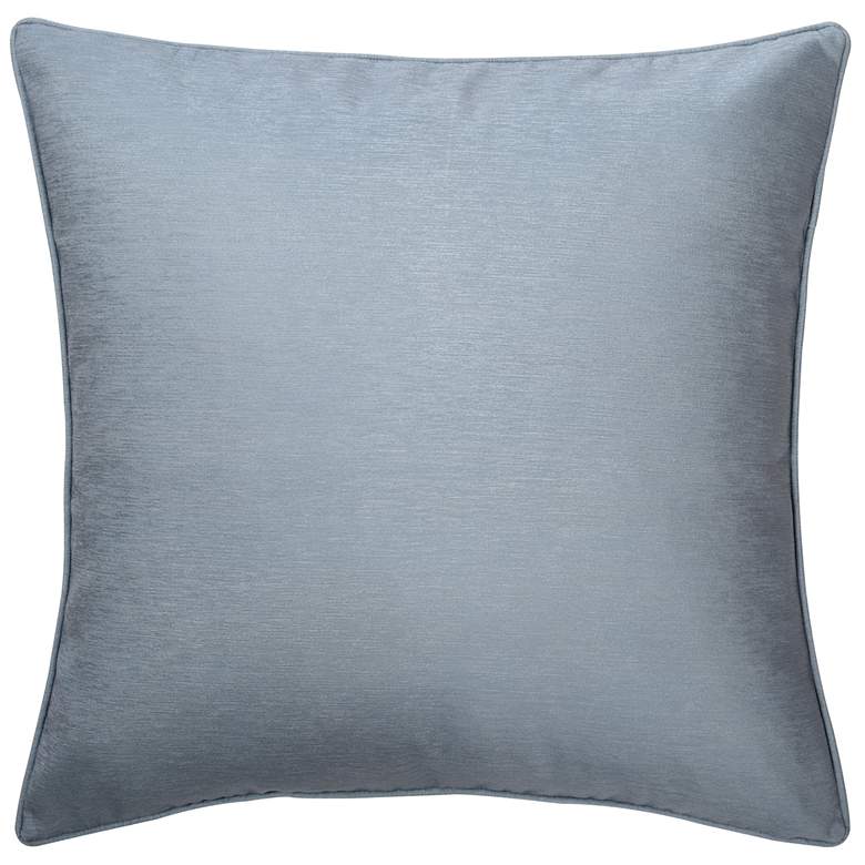 Image 1 Dann Foley Sincere 24" x 24" Pale Blue Chenille Pillow