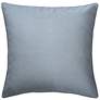 1_Dann Foley Sincere 24" x 24" Pale Blue Chenille Pillow