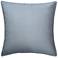 Dann Foley Sincere 24" x 24" Pale Blue Chenille Pillow