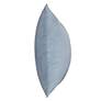 2_Dann Foley Sincere 24" x 24" Pale Blue Chenille Pillow more views