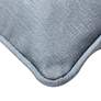 4_Dann Foley Sincere 24" x 24" Pale Blue Chenille Pillow more views